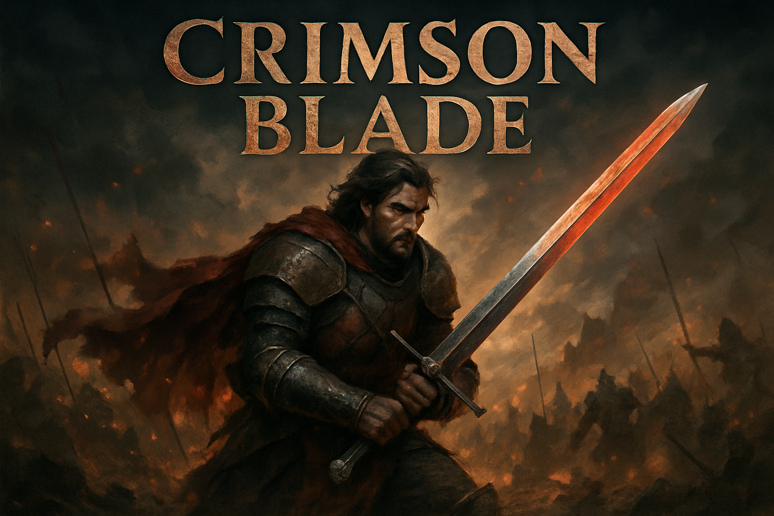 Crimson Blade oyun kapagi - savasci karakter